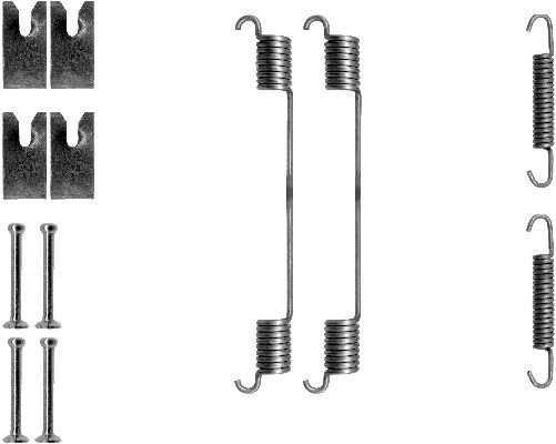 HELLA PAGID Комплектующие, тормозная колодка 8DZ 355 200-651